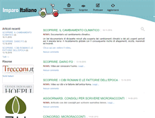 Tablet Screenshot of imparoitaliano.es